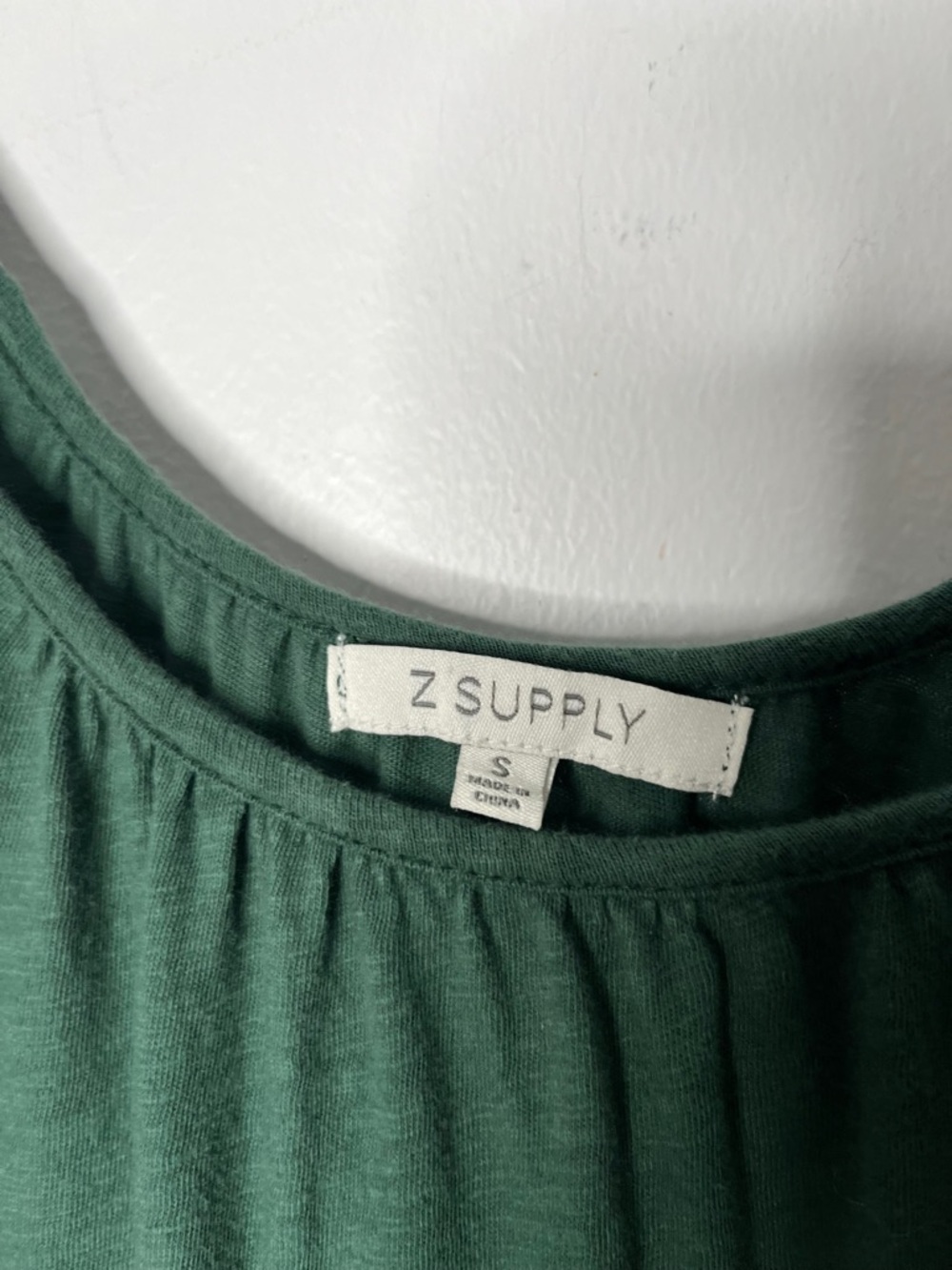 Z Supply Women's Forest Green Knit Maxi Sundress - Sleeveless Tiered Design S - Picture 7 of 10